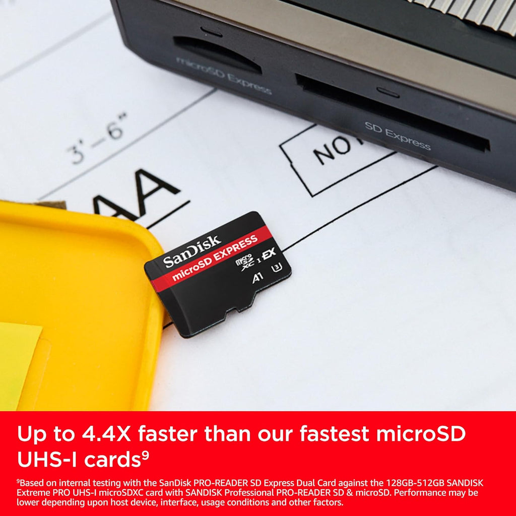 SanDisk 512GB microSD Express Card for Nintendo Switch 2, Up to 880MB/s Read, 650MB/s Write, U3, C10
