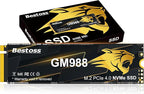 M.2 2280 NVMe PCIe Gen 4 Internal SSD, Up to 7350MB/s, SLC Cache & HMB, Compatible with PS5, PC, and Laptops