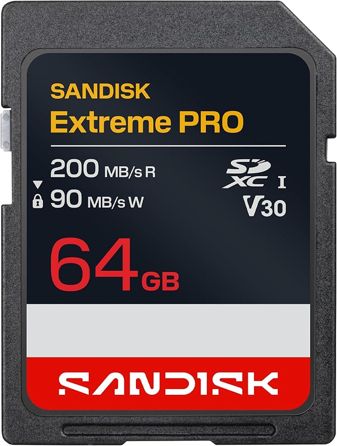 SanDisk Extreme PRO 64GB SDXC UHS-I Memory Card