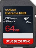 SanDisk Extreme PRO 64GB SDXC UHS-I Memory Card