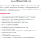 Raspberry Pi Pico W Single Board Computer with Pre-Soldered Header, Built-In Wi‑Fi 4, RP2040 Dual-Core Processor
