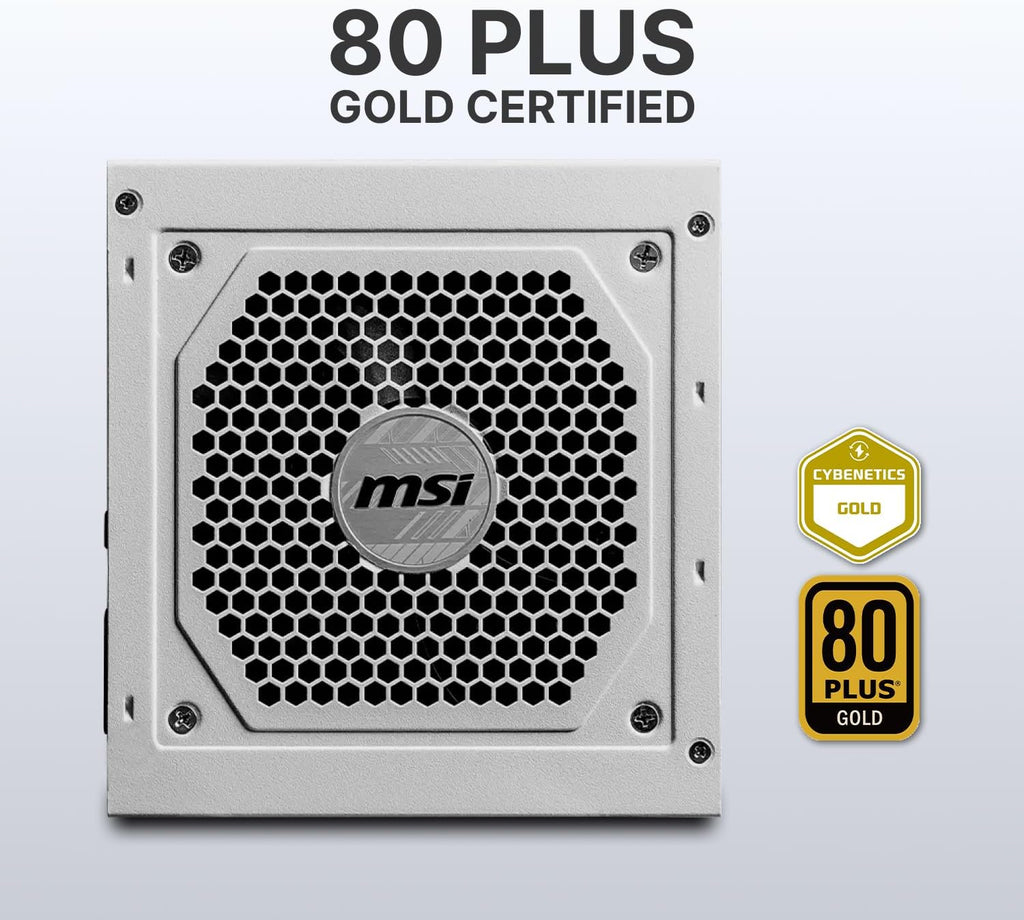 MSI MAG A750GL PCIe 5 750W Fully Modular 80+ Gold ATX Power Supply
