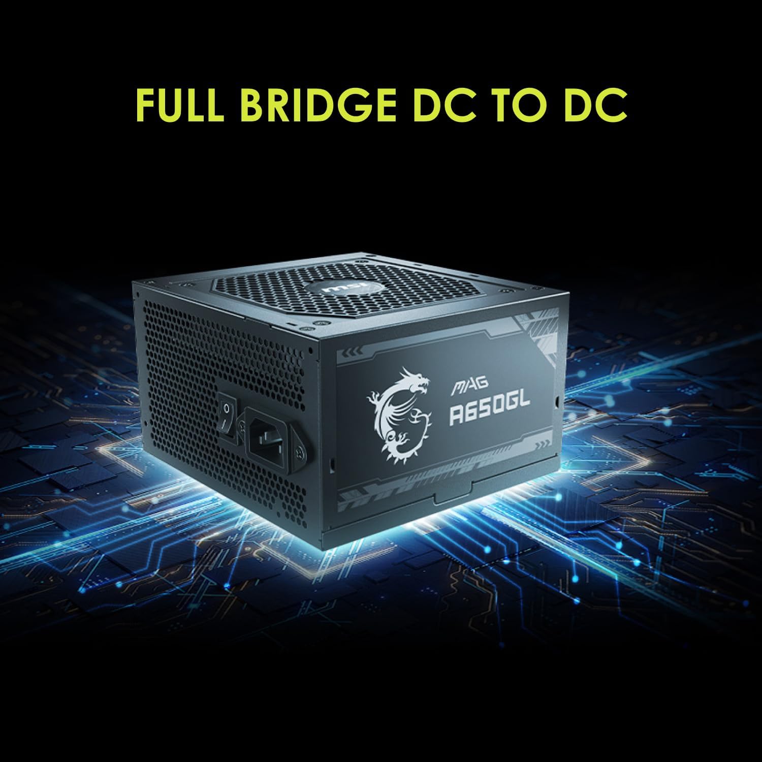 MSI MAG A750GL PCIe 5 750W Fully Modular 80+ Gold ATX Power Supply