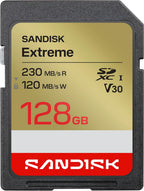 SanDisk Extreme 64GB SDXC UHS-I Memory Card, C10 U3 V30, 4K UHD