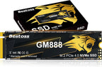 M.2 2280 NVMe PCIe Gen 4 Internal SSD, Up to 7350MB/s, SLC Cache & HMB, Compatible with PS5, PC, and Laptops