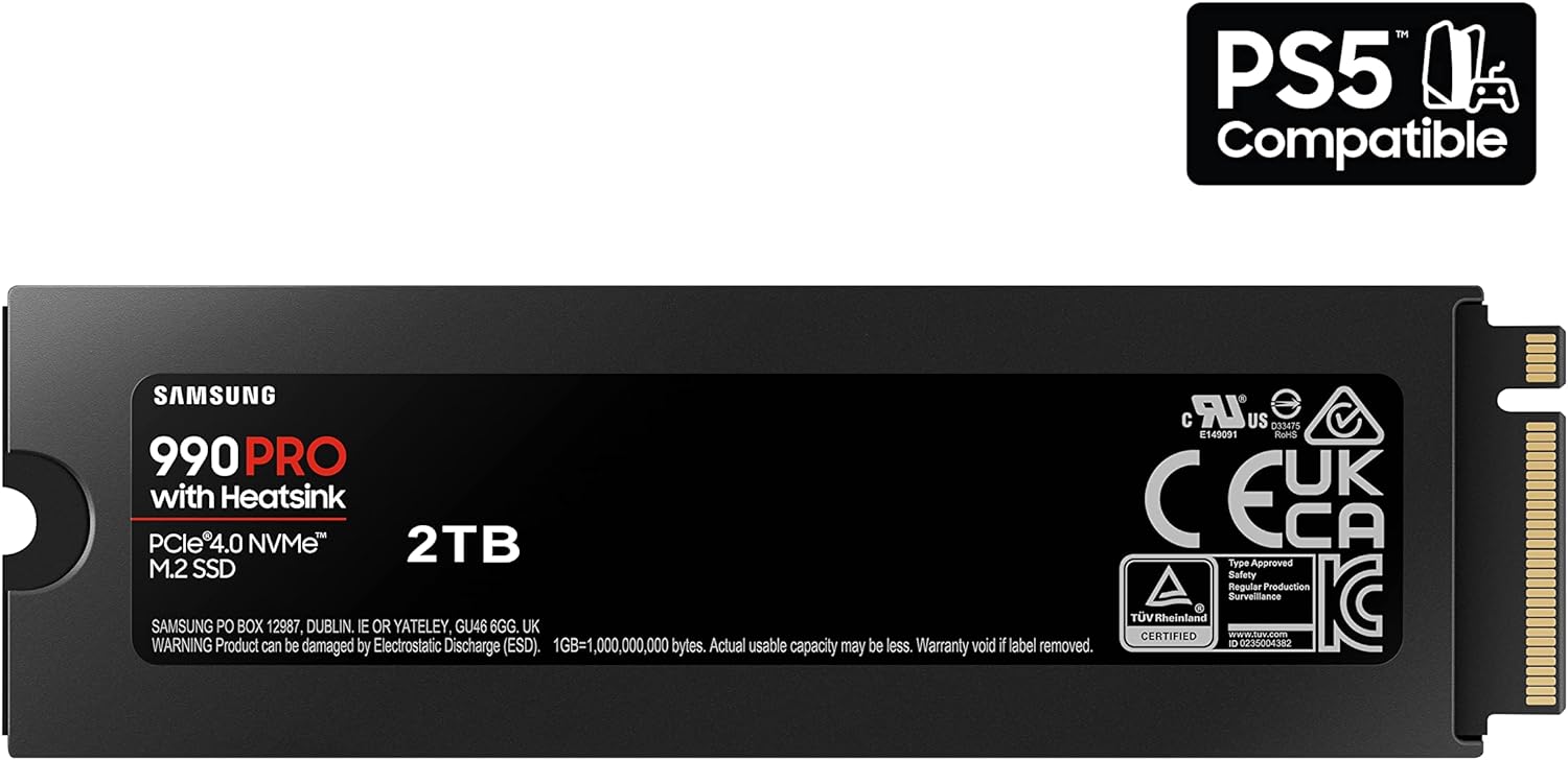 Samsung 990 PRO 2TB NVMe M.2 PCIe Gen4 Internal SSD