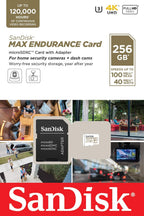 SanDisk 32GB MAX Endurance microSDHC Card with Adapter for Security Cameras and Dash Cams