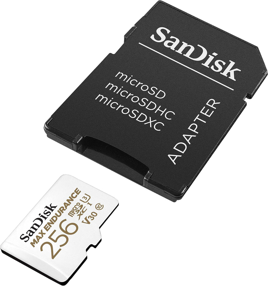 SanDisk 32GB MAX Endurance microSDHC Card with Adapter for Security Cameras and Dash Cams