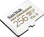 SanDisk 32GB MAX Endurance microSDHC Card with Adapter for Security Cameras and Dash Cams