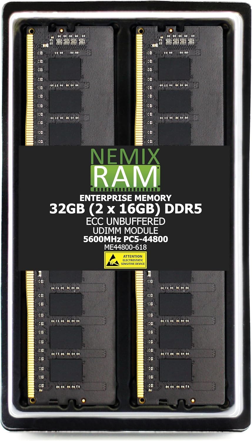 Desktop Memory Module Unisex 16GB DDR5 5600MHz ECC UDIMM