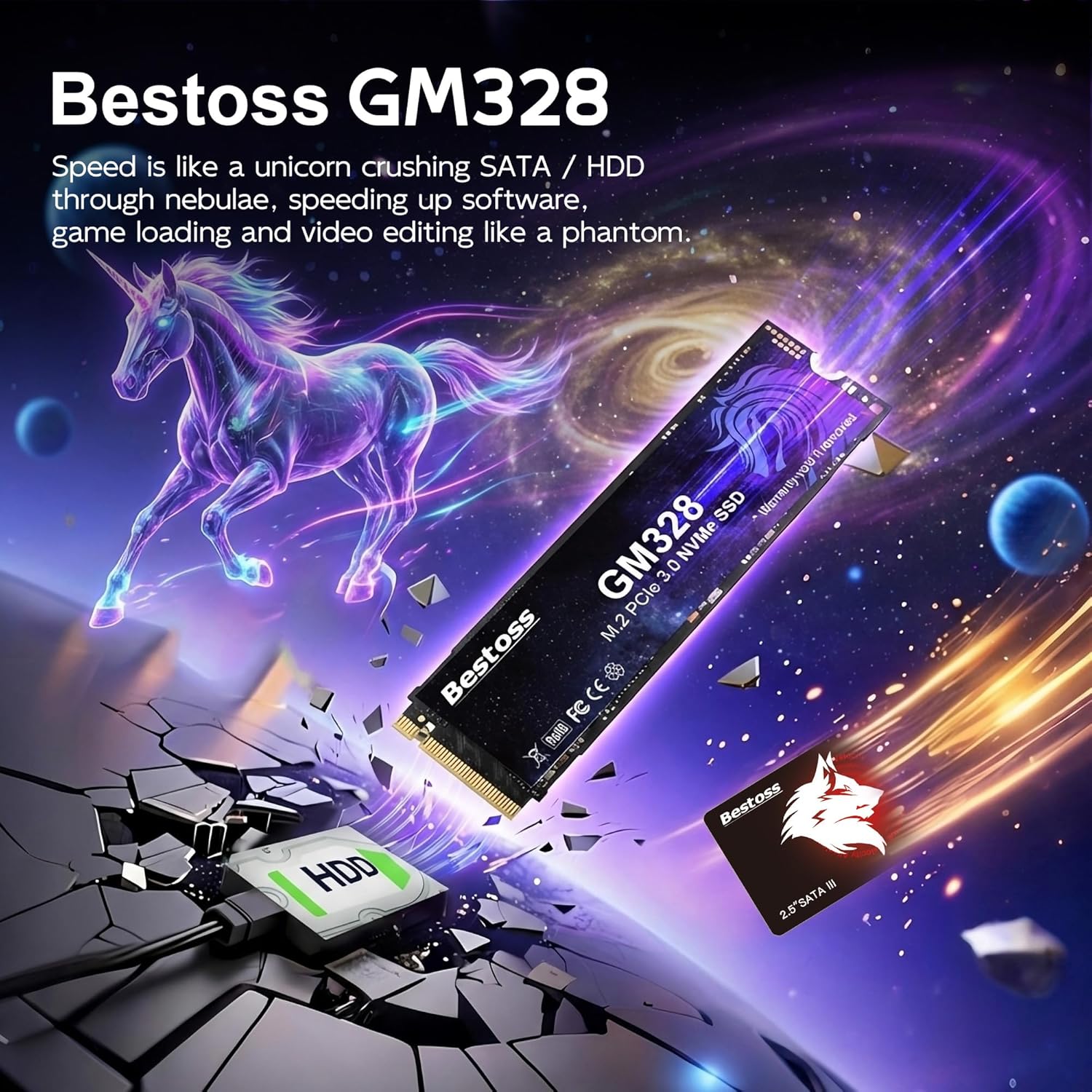 Internal SSD Unisex 2TB NVMe M.2 2280 Drive