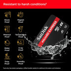 SanDisk 512GB microSD Express Card for Nintendo Switch 2, Up to 880MB/s Read, 650MB/s Write, U3, C10