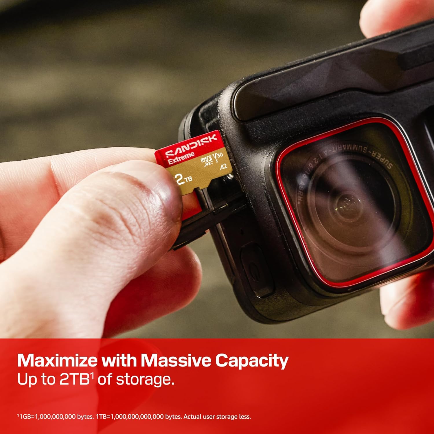 SanDisk Extreme 1TB microSDXC UHS-I Memory Card with Adapter