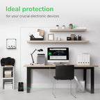 APC 600VA/330W UPS Battery Backup with Surge Protection, 7 Outlets and USB Charging