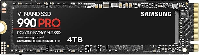 Samsung 990 PRO 2TB NVMe M.2 PCIe Gen4 Internal SSD