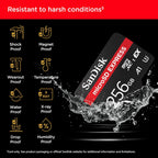 SanDisk 512GB microSD Express Card for Nintendo Switch 2, Up to 880MB/s Read, 650MB/s Write, U3, C10