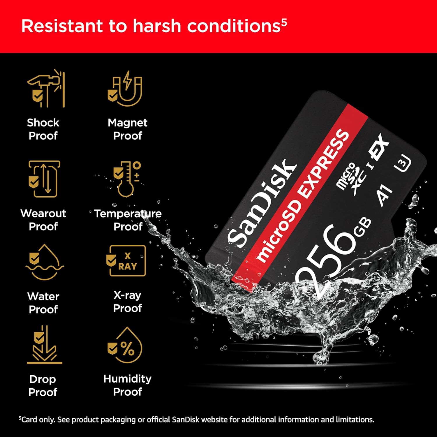SanDisk 512GB microSD Express Card for Nintendo Switch 2, Up to 880MB/s Read, 650MB/s Write, U3, C10