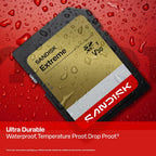 SanDisk Extreme 64GB SDXC UHS-I Memory Card, C10 U3 V30, 4K UHD