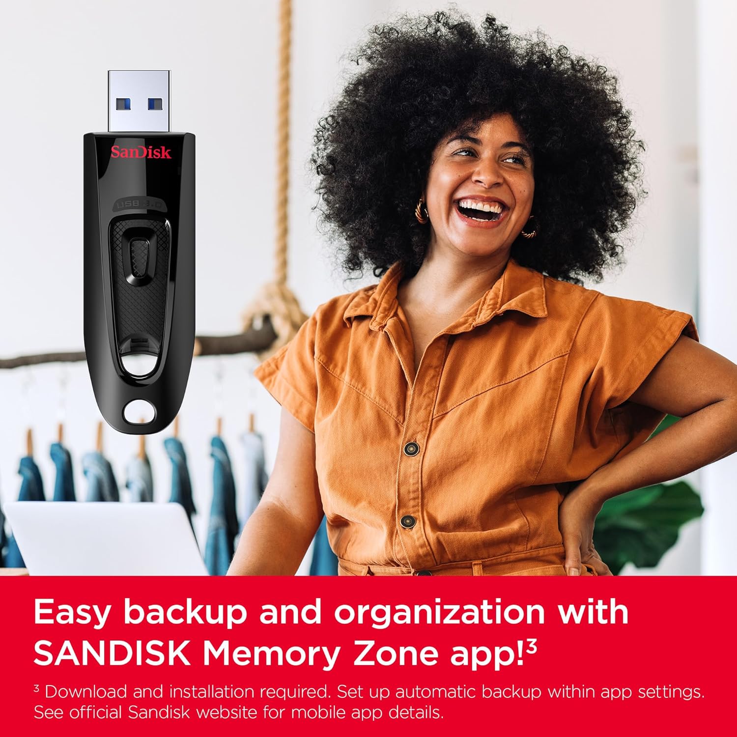 SanDisk Ultra 512GB USB 3.0 Flash Drive, Black