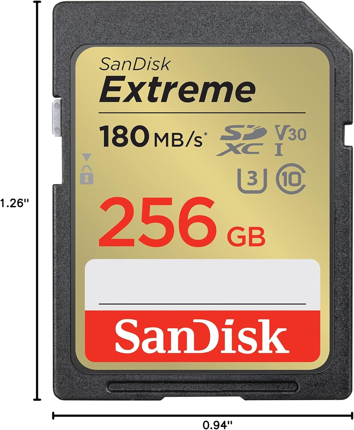 SanDisk Extreme 64GB SDXC UHS-I Memory Card, C10 U3 V30, 4K UHD