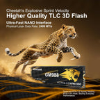 M.2 2280 NVMe PCIe Gen 4 Internal SSD, Up to 7350MB/s, SLC Cache & HMB, Compatible with PS5, PC, and Laptops