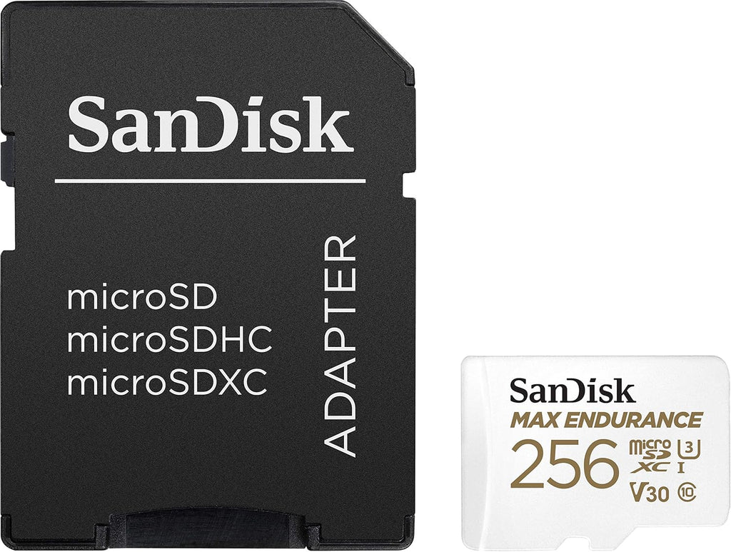 SanDisk 32GB MAX Endurance microSDHC Card with Adapter for Security Cameras and Dash Cams