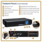 Tripp Lite SMART1500LCD 1500VA 900W Rack-Mount UPS Battery Backup, 8 Outlets, LCD, AVR, 2U Short-Depth